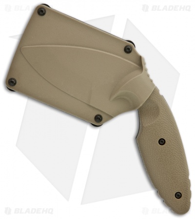 Ka-Bar Small TDI Law Enforcement Knife Coyote Brown (2.31" Black Serr) 1477CB