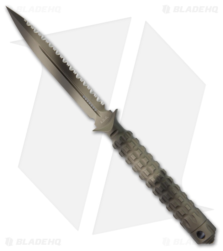 Microtech A.D.O. Knife Stealth Camo D/E Dagger Fixed (4.5