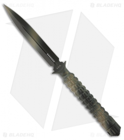 Microtech A.D.O. Knife D/E Dagger Fixed Blade (4.5" Tan Camo) 115-1TC