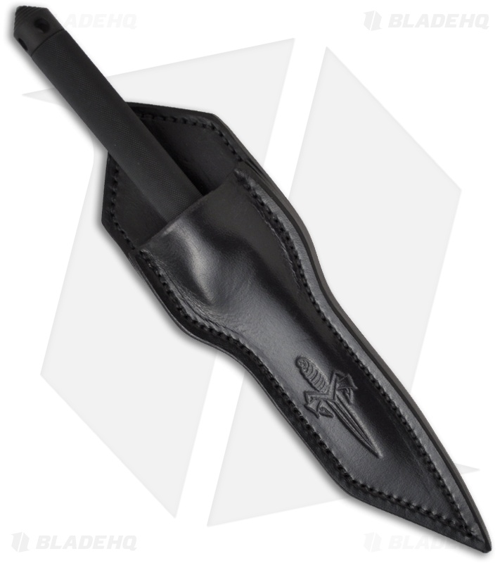 Custom Marfione Microtech A.D.O. Knife Black Spear Point (3.875" Black Plain)