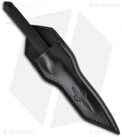 Custom Marfione Microtech A.D.O. Knife Black Spear Point (3.875" Black Plain)