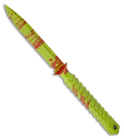 Microtech A.D.O. Knife Zombie Green S/E Fixed Blade (4.5" Plain) 116-1Z