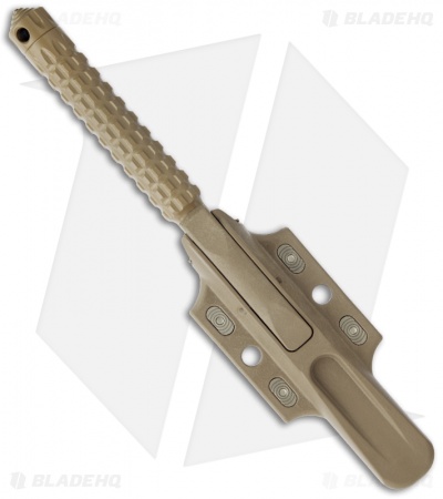 Microtech A.D.O. Knife D/E Dagger Fixed Blade (4.5" Tan Plain) 115-1TA