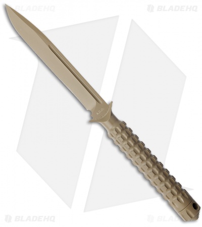 Microtech A.D.O. Knife S/E Fixed Blade (4.5" Tan Plain) 116-1TA