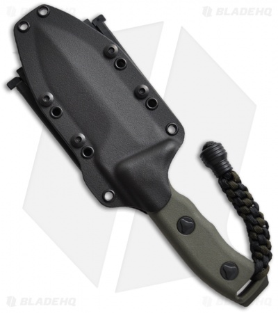 Microtech Crosshair Knife Green Double Edge Fixed (5" Green D2) 101-1GR