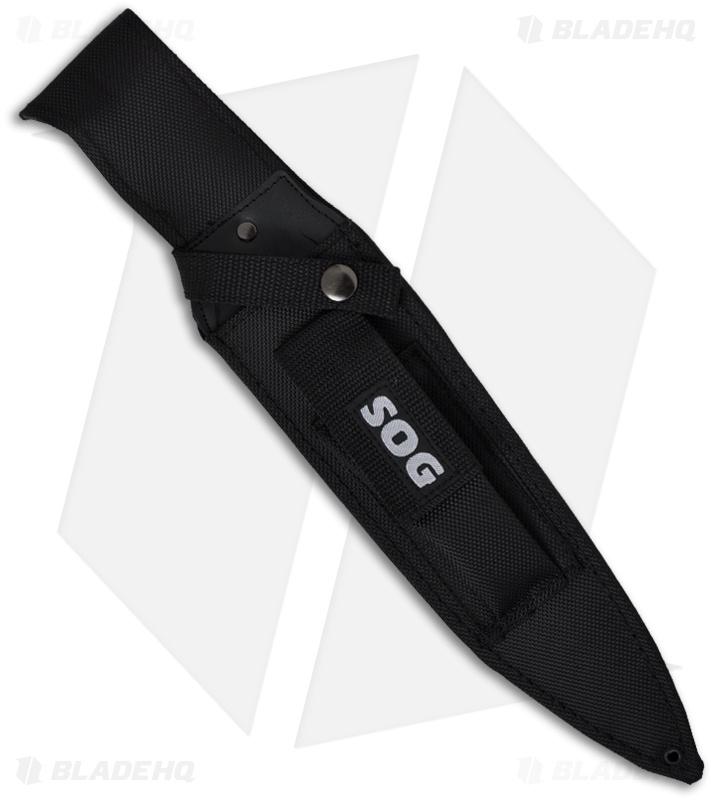 SOG Jungle Warrior Fixed Blade Knife (9.75" Black) F14