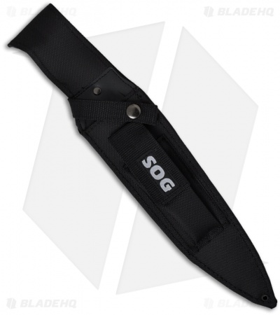 SOG Jungle Warrior Fixed Blade Knife (9.75" Black) F14