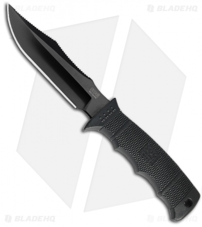 SOG Seal Pup Elite Fixed Knife w/ Nylon Sheath (TiNi PLN) E37S-N