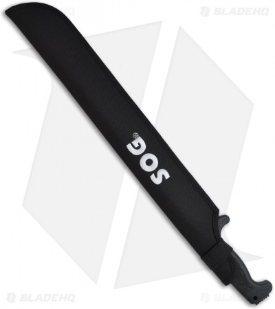SOG SOGfari Machete Fixed Blade Knife (18" Black) MC-02