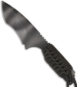 Strider EBDB Knife w/ OD Green Cord Wrap (4.12" Tiger Stripe Plain)