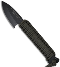 TOPS Knives Hoffman Harpoon XL Survival Fixed Blade Knife (3.25" Black Plain)