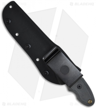 TOPS Knives Interceptor #302 Police Utility Fixed Blade Tanto Knife (4" Plain)
