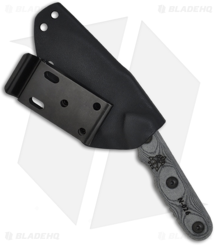 TOPS Knives Iraq Jac Fixed Blade Knife (Black) IRAQ-JAC-01