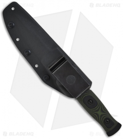 TOPS Knives Lone Rider Fixed Blade Spear Point Knife (Black PLN) LR-01