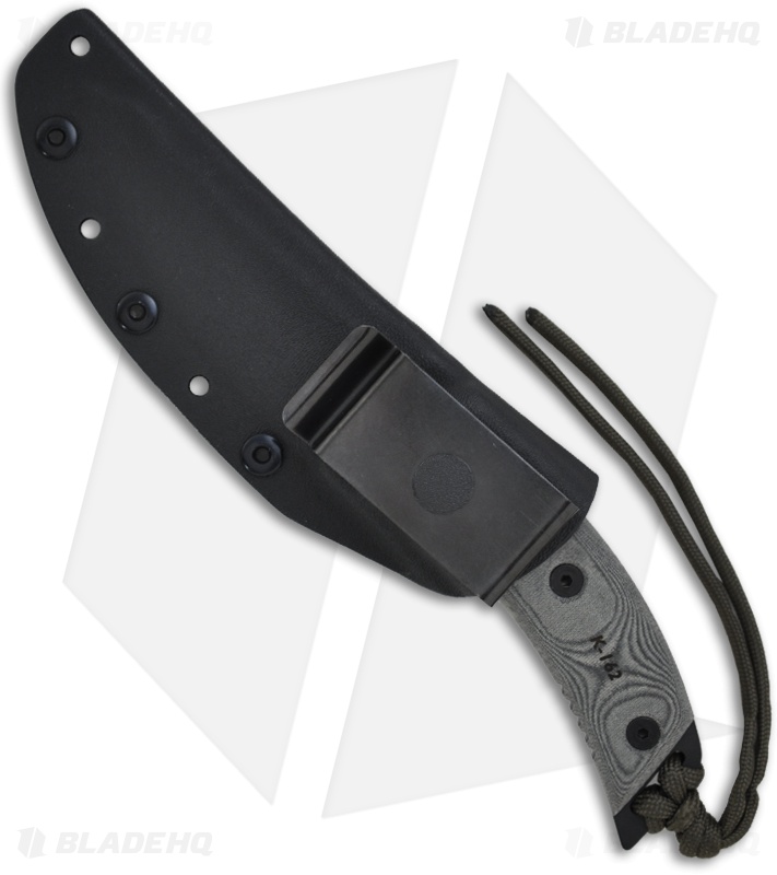 TOPS Knives Loner Fixed Blade Knife (Black PLN) L01