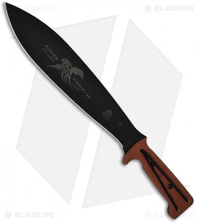 TOPS Knives Power Eagle-12 Fixed Blade Knife w/ ALRT-1 Tool (Black PLN) PE-12