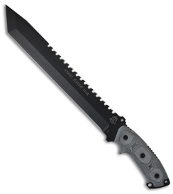 TOPS Knives Steel Eagle 111A Tanto Point Knife (11" Black)