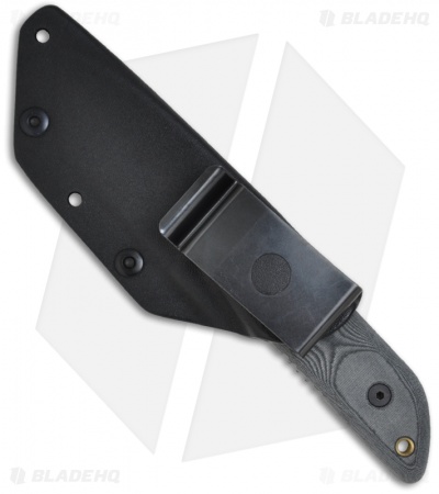 TOPS Knives Strikar XL Hunter's Point Knife Micarta (4" Black) STXL03-HP