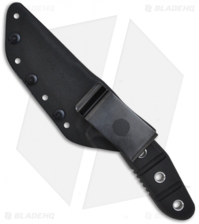 TOPS Knives Sudden Impact Tanto Fixed Blade Knife (4" Black) SUDIM-01