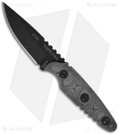TOPS Knives UTE Hunters Point Fixed Blade Knife (PLN) UTE-02