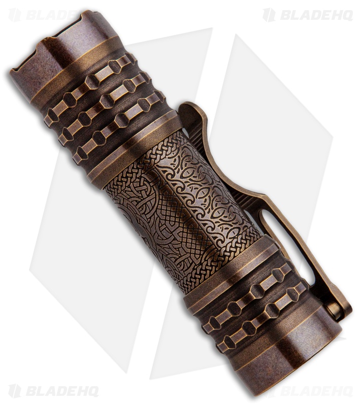 CWF Lights Pele Flashlight  Etched Brass Samsung (2000 Lumens)