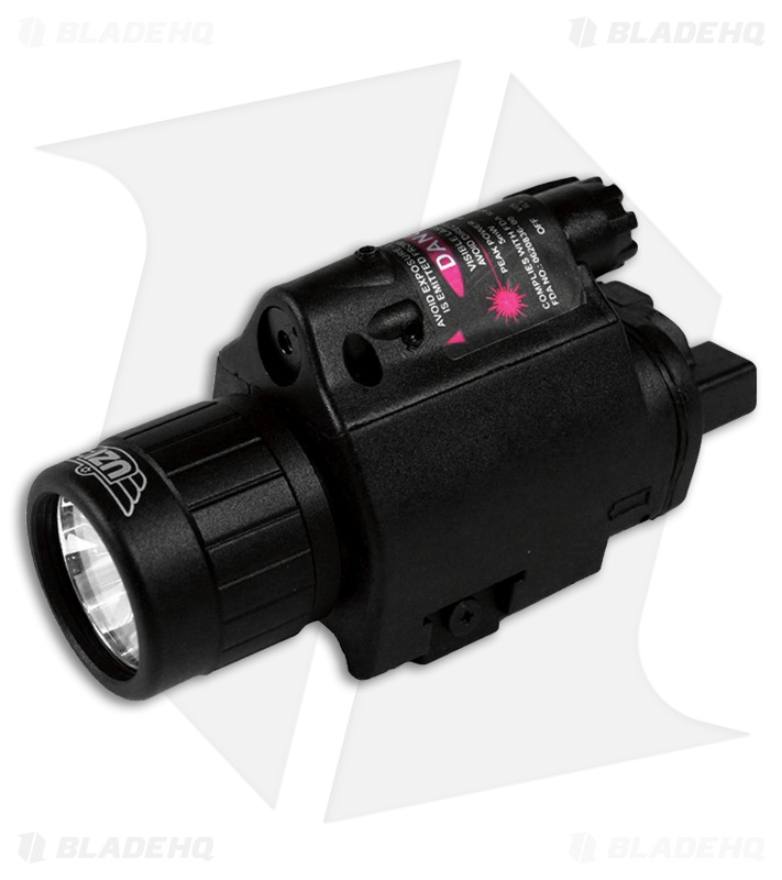 UZI Tactical CR123A LED Flashlight Gun Light w/ Laser (176 Lumens) UZI-TFL-X1