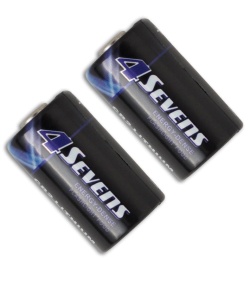 FourSevens CR2 Lithium 3V 900mAh Battery (2 Batteries)