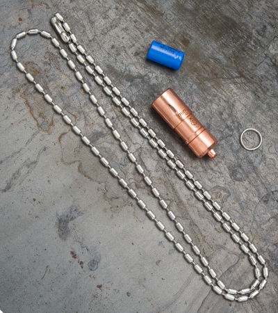 JETBeam Mini-COP LED Copper Flashlight Cree XP-G2 (130 Lumens)