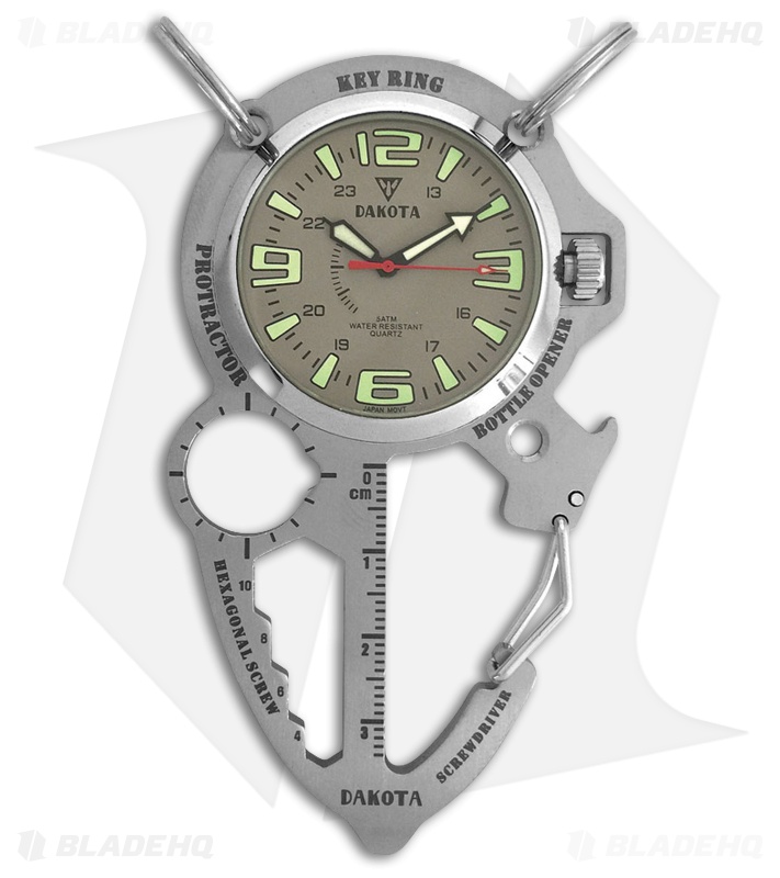 Dakota Multi Tool Clip Watch Gray DK3857