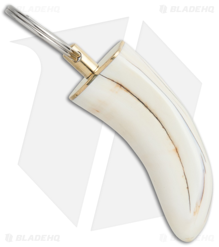 South African Warthog Ivory Tusk Keychain (Medium)