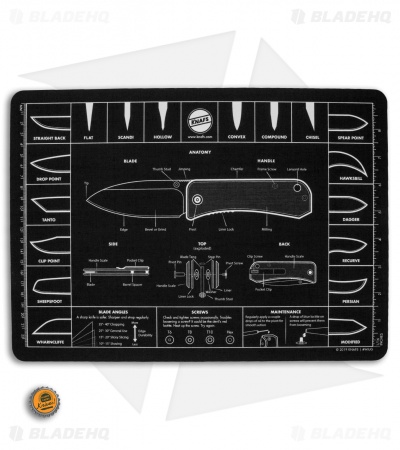 KNAFS Knife Anatomy Shop Mat 