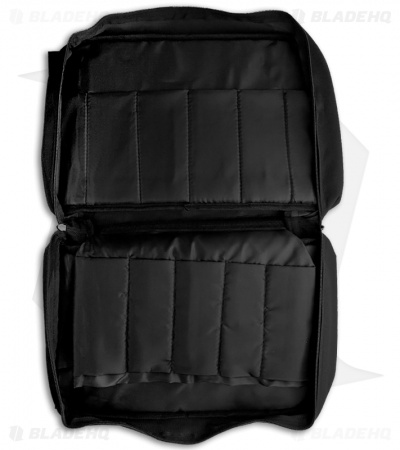 Carry All Knife Nylon Case Black Holds 22 Knives