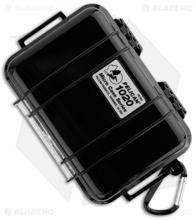 Pelican 1020 Micro Case Water Resistant Storage w/ Carabiner