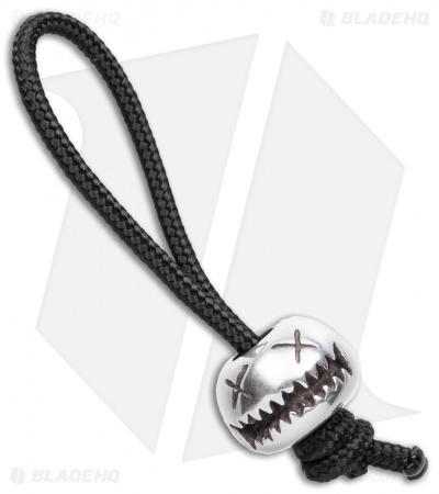 Audacious Concept Small Smiley Bead w/ Lanyard - Sterling Silver