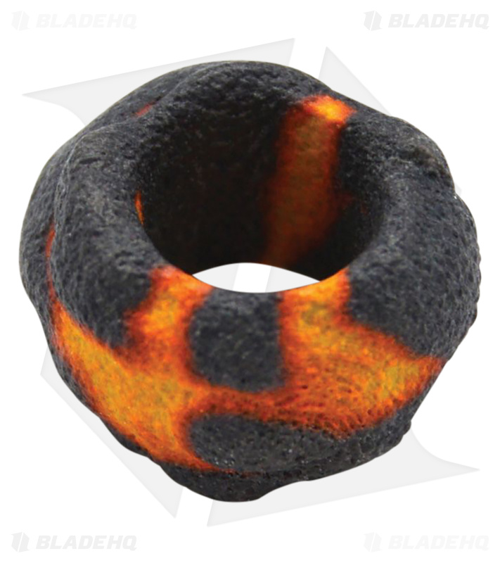 Chroma Scales Lava Bead (Black, Orange)