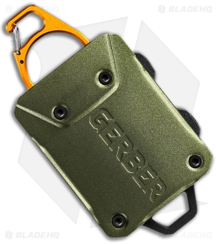Gerber Defender Large Rail Mount Fishing Tether Green/Orange 31-003555