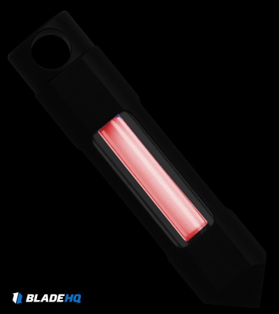 Glow Rhino Black Nitride Red Tritium Glow Fob (1.5" Black)