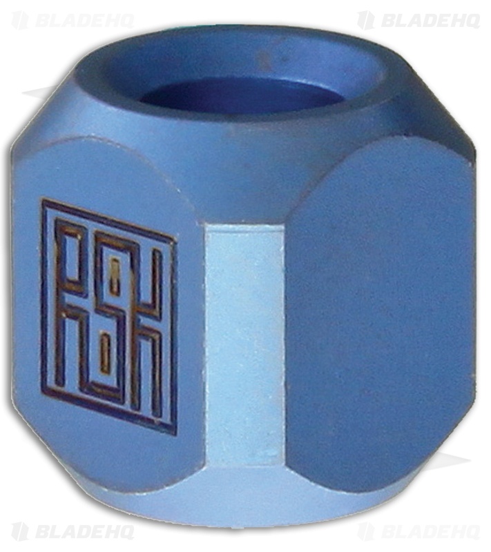 Real Steel Titanium Blue Lanyard Column Bead L1201