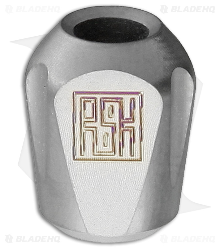 Real Steel Titanium Lanyard Pyramid Bead L1210