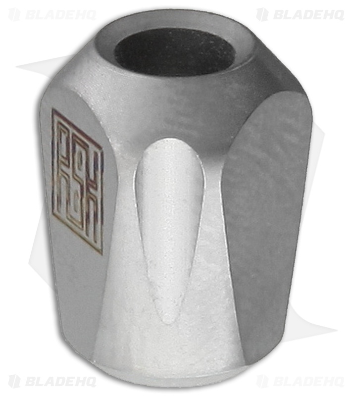Real Steel Titanium Lanyard Pyramid Bead L1210