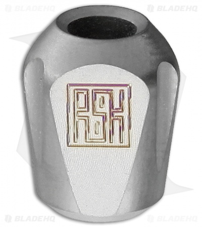 Real Steel Titanium Lanyard Pyramid Bead L1210
