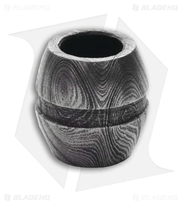 Tallen Bisect Single Groove Bead (Damascus)