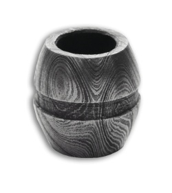 Tallen Bisect Single Groove Bead (Damascus)