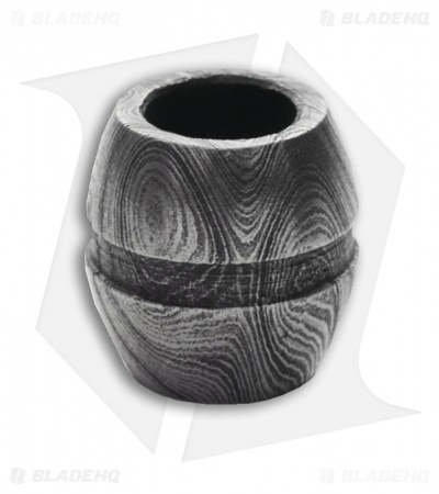 Tallen Bisect Single Groove Bead (Damascus)