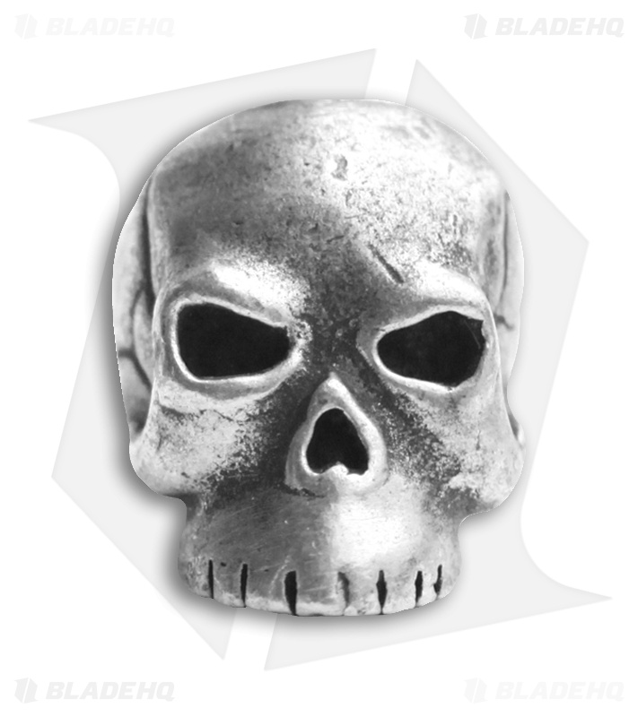 Schmuckatelli Original Classic Skull Lanyard Bead (Pewter)