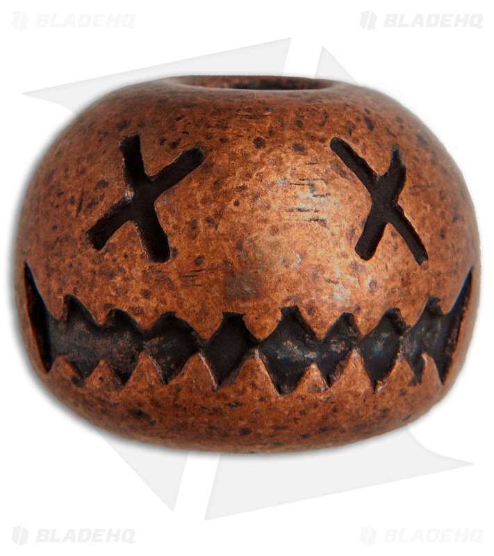 Audacious Concept Large Smiley Bead - Copper