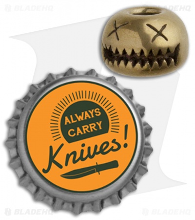 Audacious Concept Smiley 2.0 Bead - Brass