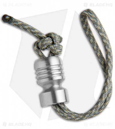 Butterfield Machine Stainless Steel Bomber Bead w/ Paracord Lanyard