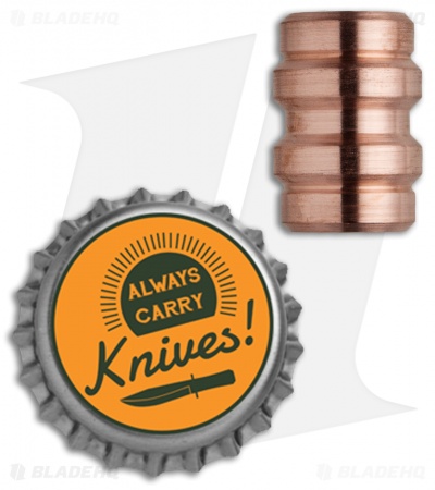 Grumpy's EDC Copper Keg Bead - Brushed Finish