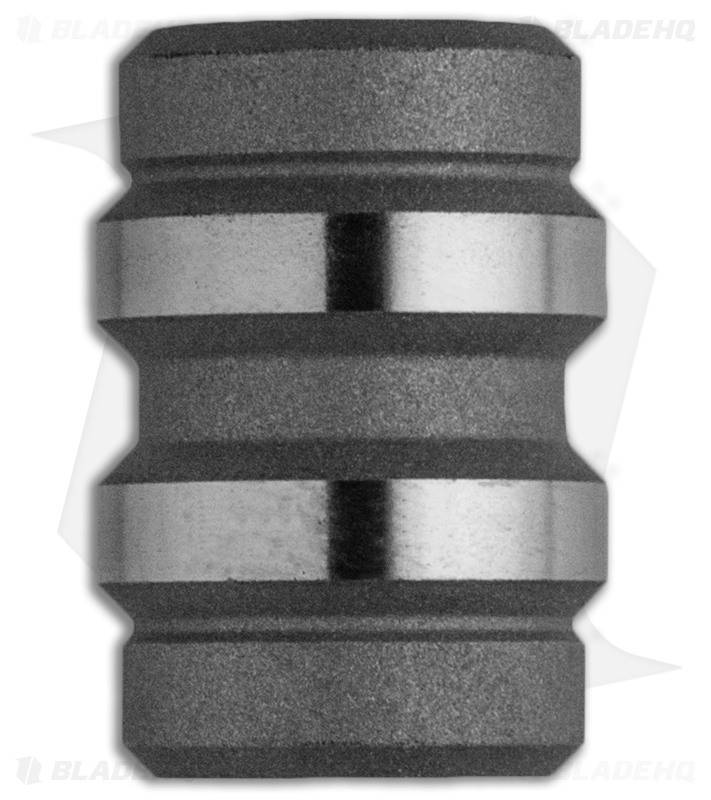 Grumpy's EDC Titanium Keg Bead - Blasted/Machined Finish